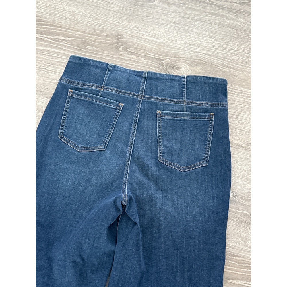 Chico's Indigo Flare Wide-Leg Jeans - Picture 6 of 6